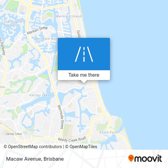 Macaw Avenue map