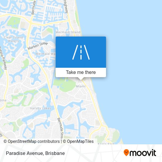 Paradise Avenue map