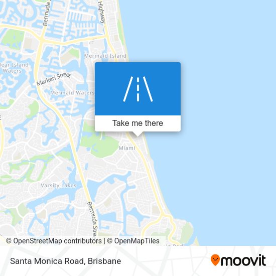 Santa Monica Road map