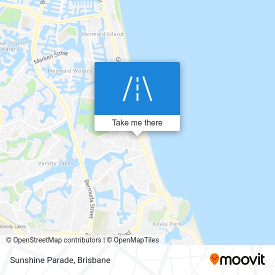 Sunshine Parade map
