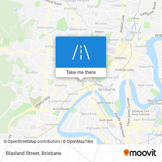 Mapa Blaxland Street