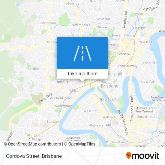 Cordova Street map