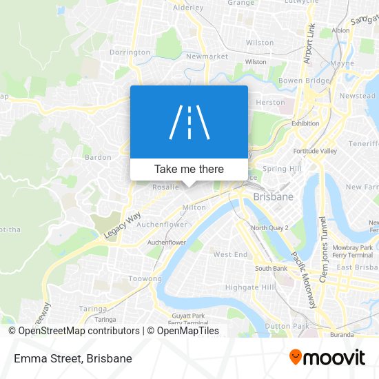Emma Street map