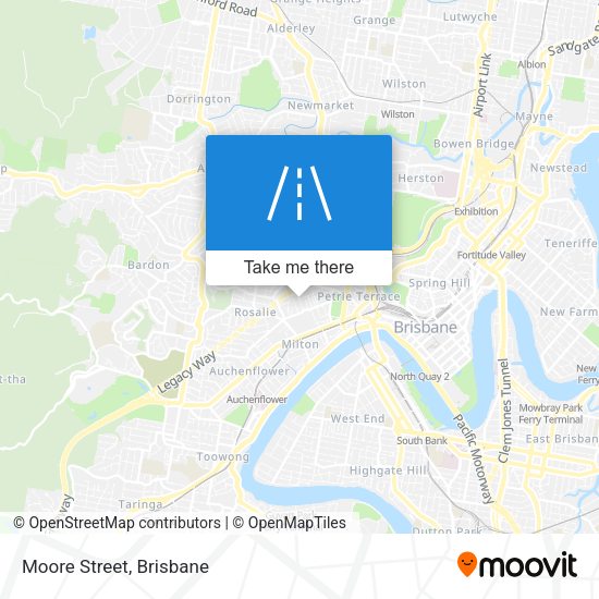 Moore Street map