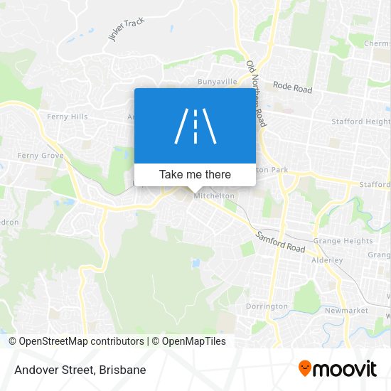 Andover Street map