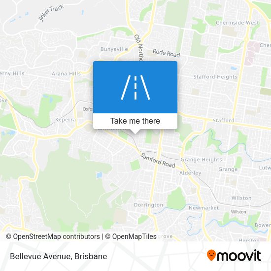 Bellevue Avenue map