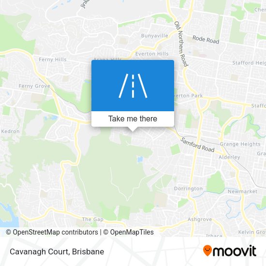 Cavanagh Court map