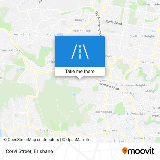 Corvi Street map