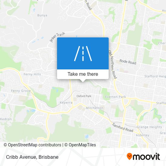 Cribb Avenue map
