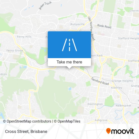 Cross Street map