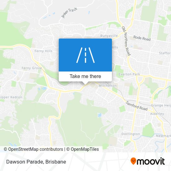 Dawson Parade map