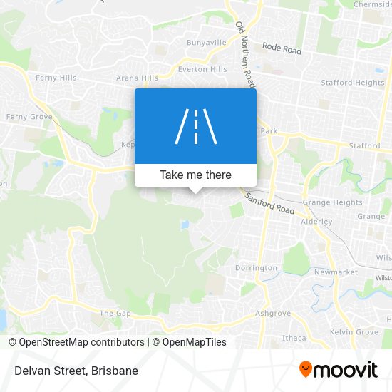 Delvan Street map