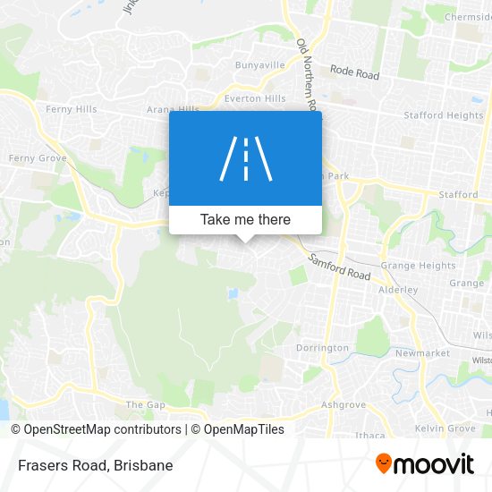 Frasers Road map