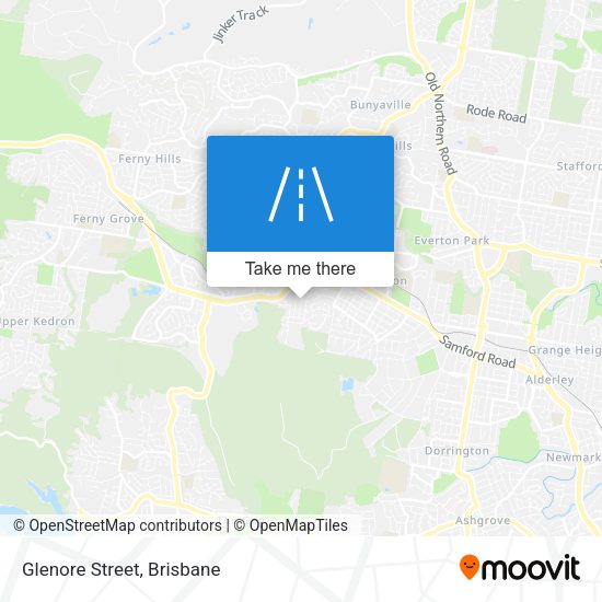 Glenore Street map