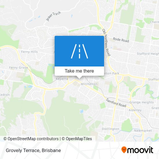 Grovely Terrace map