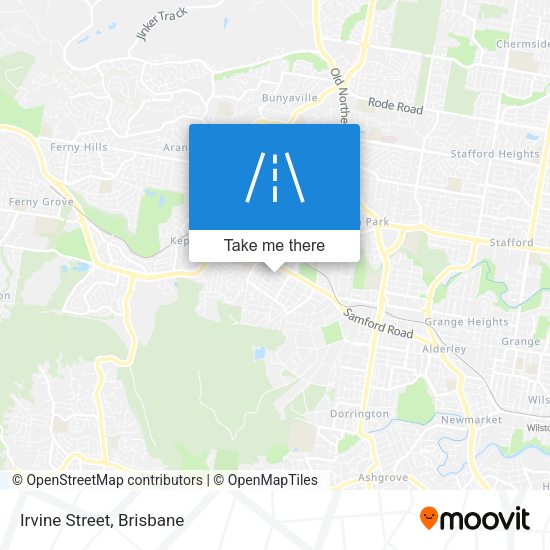 Irvine Street map
