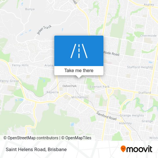 Saint Helens Road map