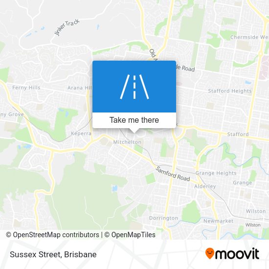 Sussex Street map