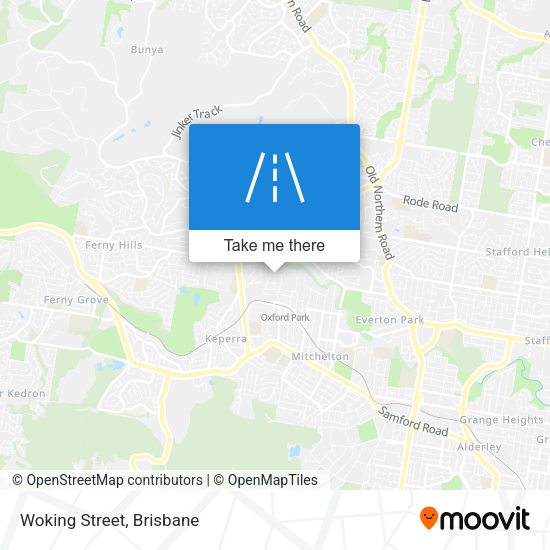 Woking Street map