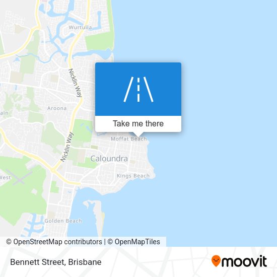 Bennett Street map