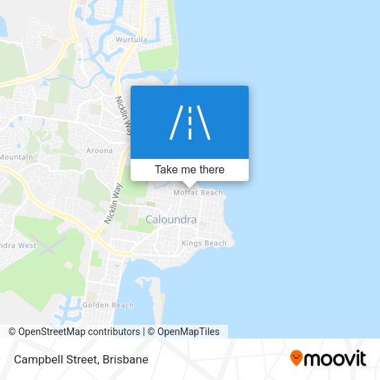 Campbell Street map