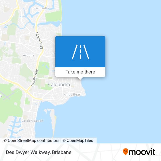 Des Dwyer Walkway map