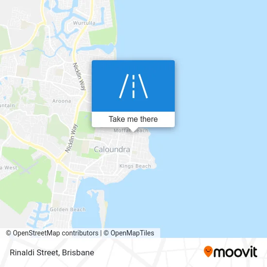 Mapa Rinaldi Street