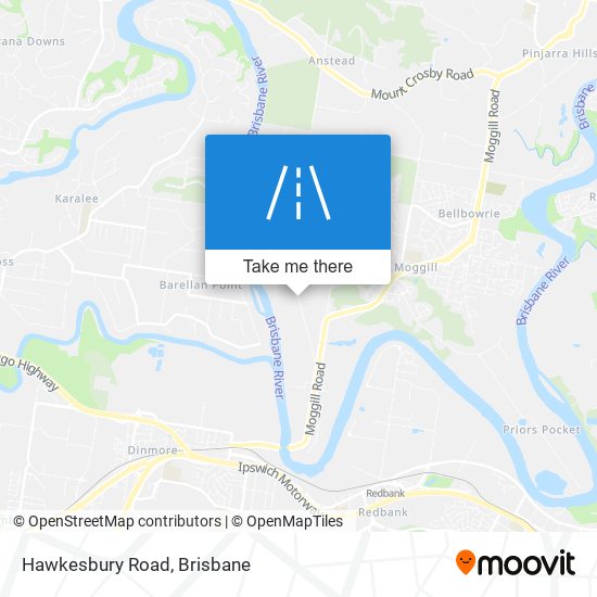 Hawkesbury Road map