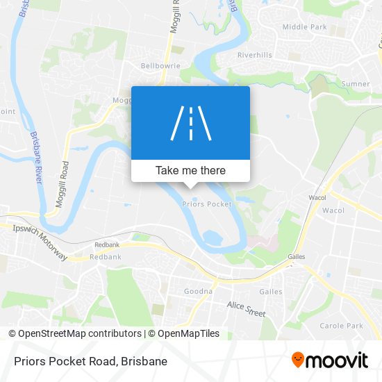 Priors Pocket Road map