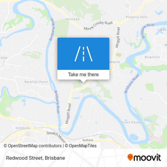 Redwood Street map