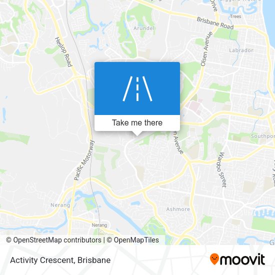 Activity Crescent map