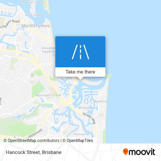 Hancock Street map