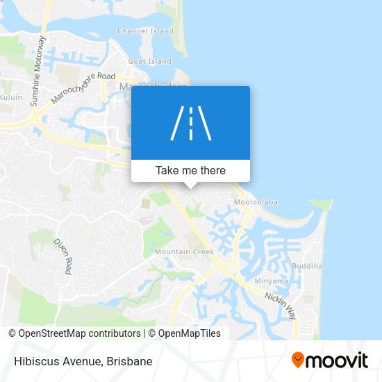 Hibiscus Avenue map