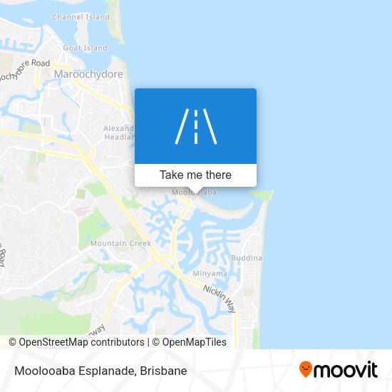 Moolooaba Esplanade map