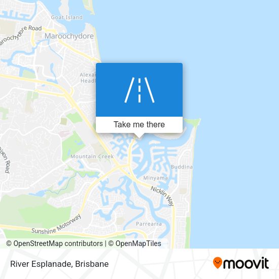River Esplanade map
