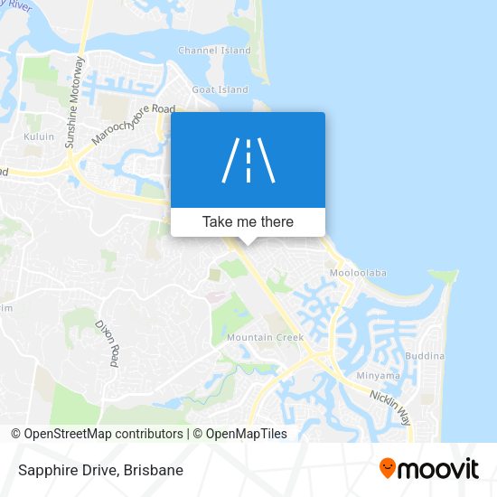 Sapphire Drive map