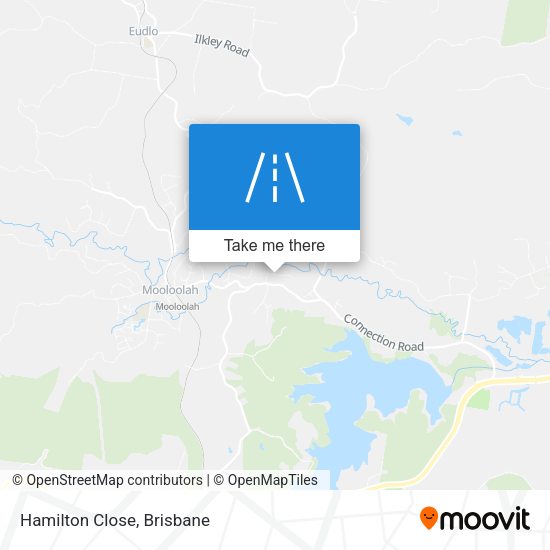 Hamilton Close map
