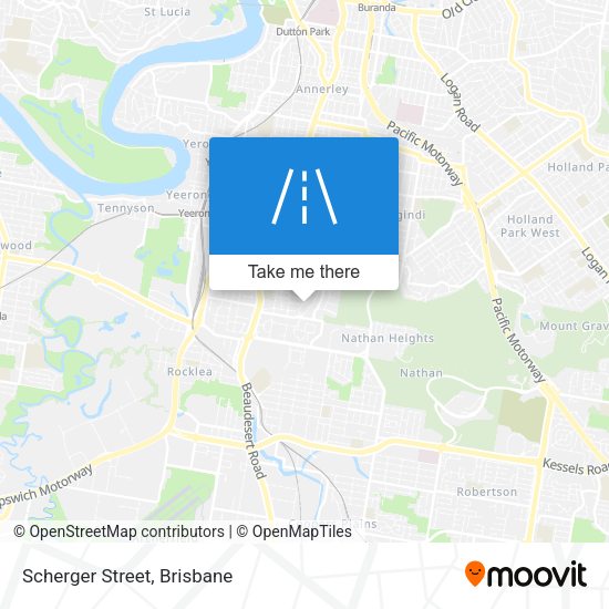Scherger Street map