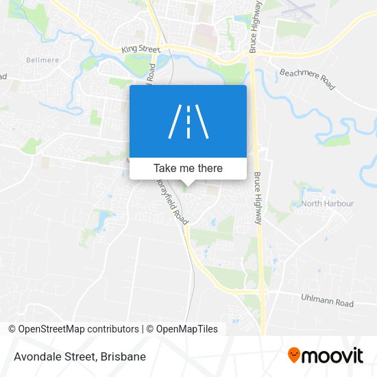 Avondale Street map