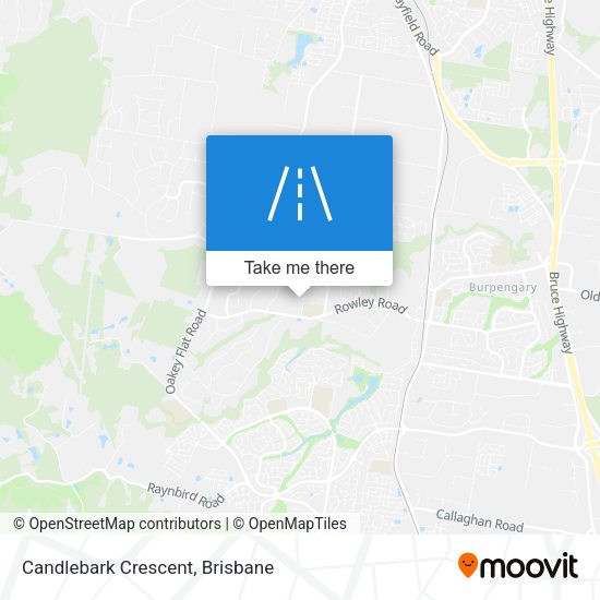 Candlebark Crescent map