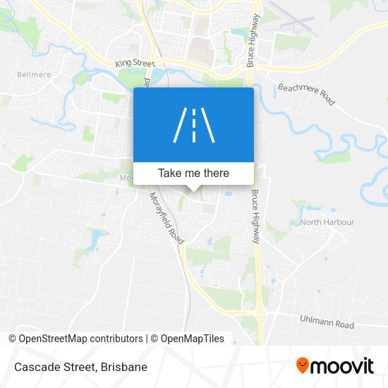 Cascade Street map