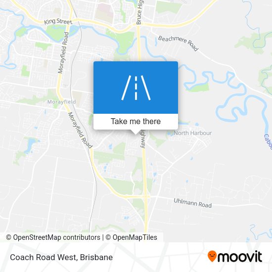Coach Road West map