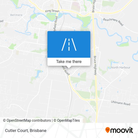 Cutler Court map