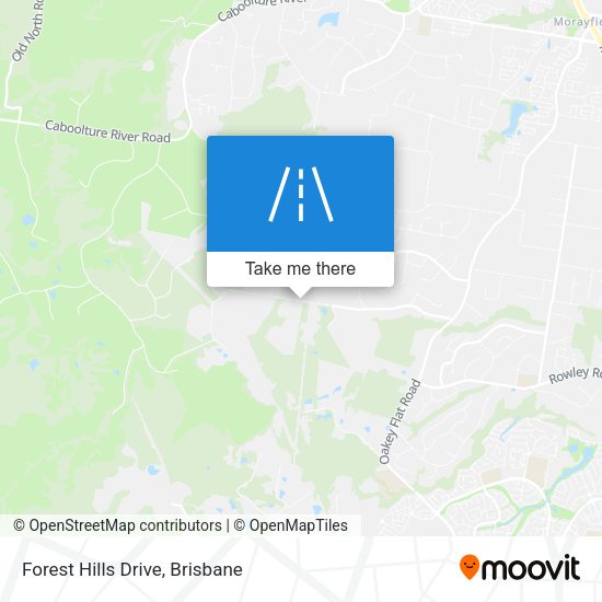 Forest Hills Drive map
