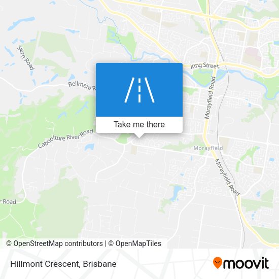 Hillmont Crescent map