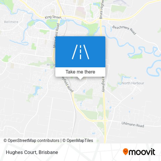 Hughes Court map
