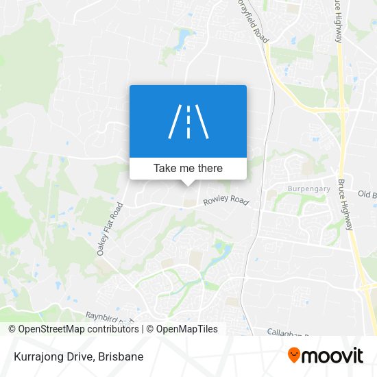 Kurrajong Drive map