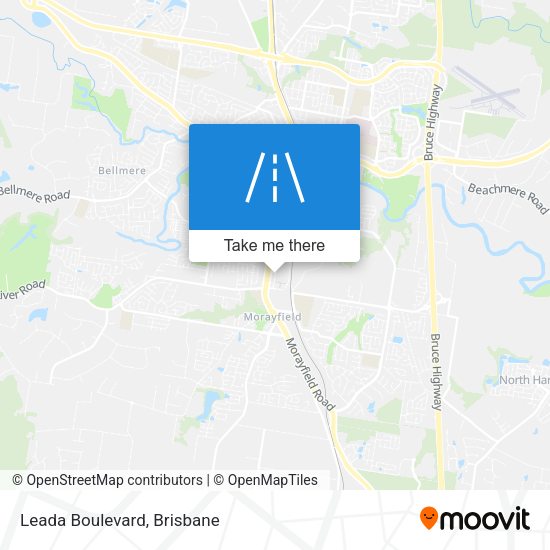 Leada Boulevard map