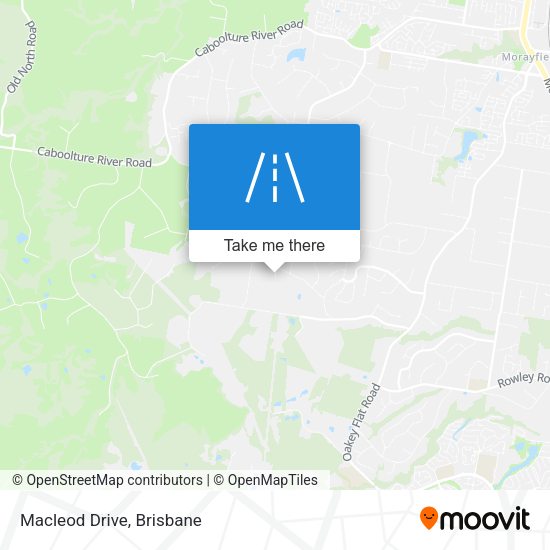 Macleod Drive map