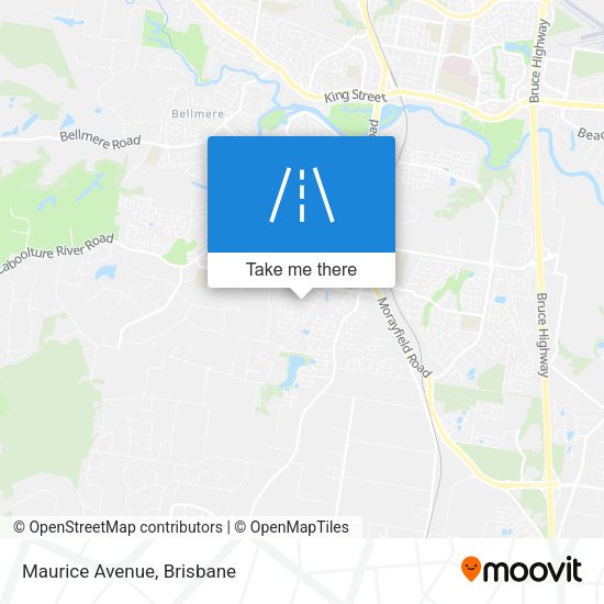 Maurice Avenue map